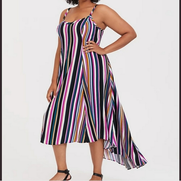 torrid Dresses & Skirts - Torrid flowy striped tank dress